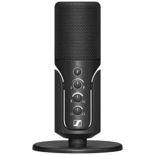 SENNHEISER PROFILE Profile USB Microphone with table stand. Includes (1) Profile USB Microphone, (1) Profile Table Stand, and (1) 1.2 m USB-C Cable