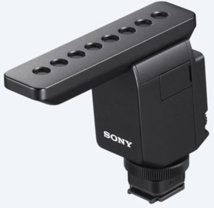 SONY Wireless compact shotgun microphone with three directivity modes, Mi Shoe connection