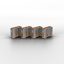 LINDY USB Port Blocker - Pack of 4, Colour Code: Orange