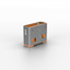 LINDY USB Port Blocker (without key) - Pack of 10, Colour Code: Orange