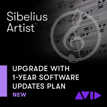 AVID Sibelius Artist Upgrade with 1-Year Software Updates Plan (NEW)