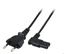 EFB Power Cable Euro-C7 90° l/r, black, 2 m, 2 x 0.75 mm²