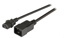 EFB Extension cable 1,8m, IEC320/C13 auf IEC320/C20, sw
