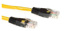 ACT Yellow U/UTP CAT5E patch cable cross with RJ45 connectors