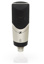 SENNHEISER MK 4 Large-diaphragm microphone, true condenser, cardioid, XLR, P48, silver, including stand hinge and case