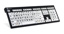 LOGIC KEYBOARD XLPrint NERO PC Black on White US