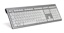 LOGIC KEYBOARD Logickeyboard Silver w/dual USB US-INT