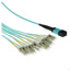 RL7831 ACT 1 meter Multimode 50/125 OM3 fanout patchcable 1 X MTP female - 6 X LC duplex 12 fibers