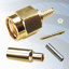GIGATRONIX SMA Crimp Plug, Gold Plated, RG178
