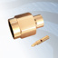 GIGATRONIX SMA Solder Plug, Gold Plated, RG402, .141 semi-rigid