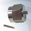 GIGATRONIX N Type Solder Plug, Nickel Plated, Hex Coupling Nut, RG405, .085 semi-rigid